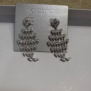 Nordstrom Silver Statement Earrings